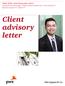Client advisory letter
