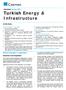 Newsletter Spring 2018 Turkish Energy & Infrastructure. In this Issue. Recent Changes in Legislation. Industrial Zones Regulation