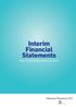 WATAWALA PLANTATIONS PLC INTERIM FINANCIAL STATEMENTS 01. Interim Financial Statements