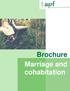 Brochure Marriage and cohabitation