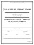 2016 ANNUAL REPORT FORM