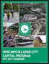 OHIO MPO & LARGE CITY CAPITAL PROGRAM SFY 2017 SUMMARY