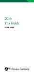 2016 Tax Guide FORM 5498