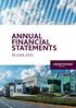 ANNUAL FINANCIAL STATEMENTS