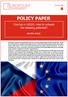 POLICY PAPER. Czechia in H2020. How to unleash the sleeping potential? Jarolím Antal