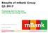 Results of mbank Group Q1 2017