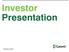 October Investor Relations / Investor Presentation