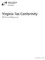 Virginia Tax Conformity and Beyond