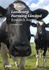 Landcorp Farming Limited Research Report. November 2011