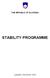 THE REPUBLIC OF SLOVENIA STABILITY PROGRAMME