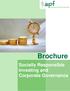 Brochure. Socially Responsible Investing and Corporate Governance