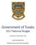 Government of Tuvalu 2017 National Budget