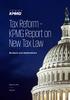 Tax Reform KPMG Report on New Tax Law