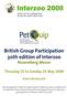 British Group Participation 30th edition of Interzoo Nuremberg Messe