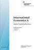 International Economics A
