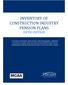 INVENTORY OF CONSTRUCTION INDUSTRY PENSION PLANS FIFTH EDITION