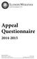 Appeal Questionnaire