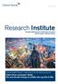 1 November Research Institute. Thought leadership from Credit Suisse Research and the world s foremost experts