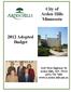City of Arden Hills Minnesota Adopted Budget West Highway 96 Arden Hills, MN (651)