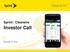 Sprint / Clearwire Investor Call