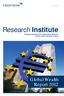 October Research Institute. Thought leadership from Credit Suisse Research and the world s foremost experts