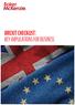 BREXIT CHECKLIST: KEY IMPLICATIONS FOR BUSINESS