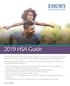 2019 HSA Guide. Read more inside! 2019 HSA Guide