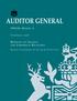 AUDITOR GENERAL 1995/96: R EPORT 4 M INISTRY OF F INANCE. Performance Audit. Revenue Verification for the Social Service Tax AND C ORPORATE R ELATIONS