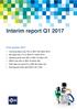 Interim report Q First quarter 2017