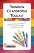 Rainbow Classroom Toolkit. for LGBTQ+ stu
