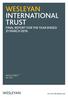 WESLEYAN INTERNATIONAL TRUST FINAL REPORT FOR THE YEAR ENDED 31 MARCH 2016