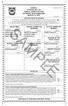 SAMPLE OFFICIAL BALLOT ANNUAL TOWN ELECTION RAYMOND, NEW HAMPSHIRE MARCH 12, 2019