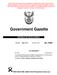Government Gazette REPUBLIC OF SOUTH AFRICA. AIDS HELPLINE: Prevention is the cure