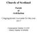 Church of Scotland. Parish of Ardchattan. Congregational Accounts for the year Congregation Number Charity Number SC000680