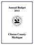 Annual Budget Clinton County Michigan