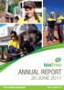 ANNUAL REPORT 30 JUNE safe.reliable.sustainable ABN