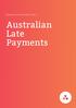 September Quarter Analysis Australian Late Payments