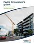 Paying for Auckland s growth. Contributions Policy 2019 Consultation Document