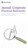 Annual Corporate Financial Statements