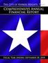 COMPREHENSIVE ANNUAL FINANCIAL REPORT OF THE CITY OF HARKER HEIGHTS