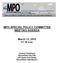 MPO SPECIAL POLICY COMMITTEE MEETING AGENDA