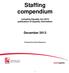 Staffing compendium including Equality Act 2010 publication of equality information December 2013 Produced by Human Resources