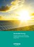 Renewable Energy. The green investor: why institutional investing holds the key to a renewable energy future