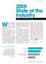2015 State of the Industry