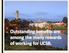Outstanding benefits are among the many rewards of working for UCSB.