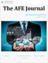 The AFE Journal. AFE Third Quarterly Newsletter July August September