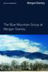 The Blue Mountain Group at Morgan Stanley