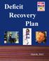 Deficit Recovery Plan