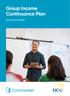 Group Income Continuance Plan. Summary booklet