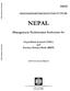 NEPAL. Management Performance Indicators for. Nepal Bank Limited (NBL) and Rastriya Banijya Bank (RBB) (Fifth Semi-Annual Report)